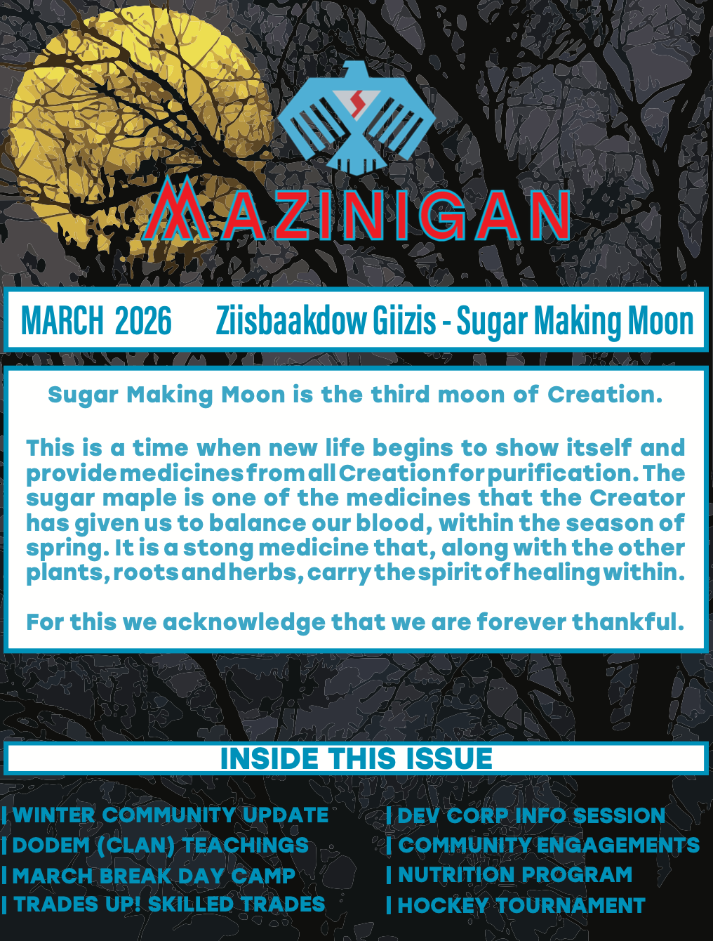 March Mazinigan 2026